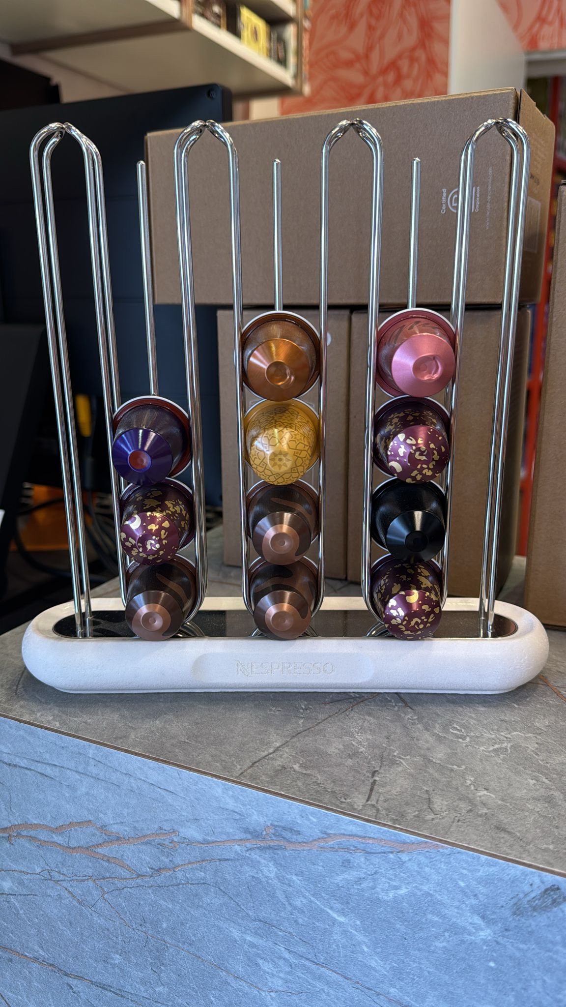 Nespresso Display Vertical Vertuo
