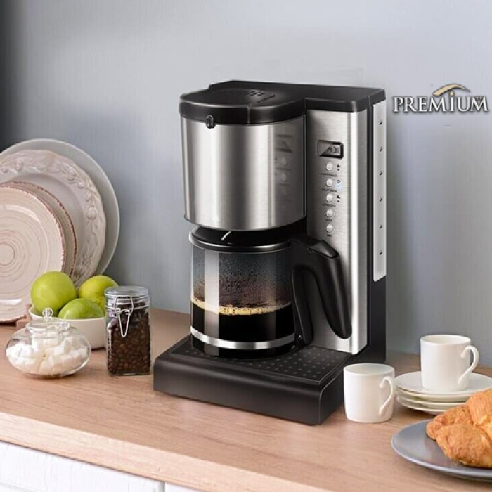 PREMIUM 1.5 L LCD777ST STAINLESS STEEL COFFEE MACHINE