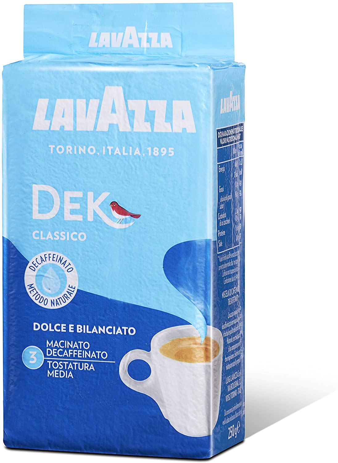 Lavazza Dek Ground Coffee 250G