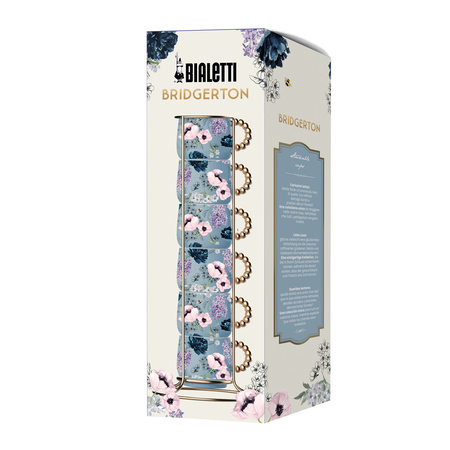 Set of 6 Bridgerton espresso cups