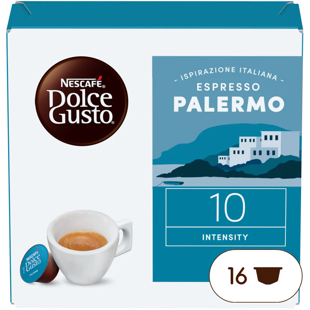 Nescafe Dolce Gusto Espresso Palermo Cremoso #10 X16