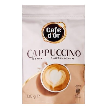 cafe dor 13g cappuccino mix smak White color