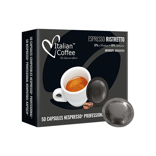 50 Capsule caffè Ristretto Italian Coffee