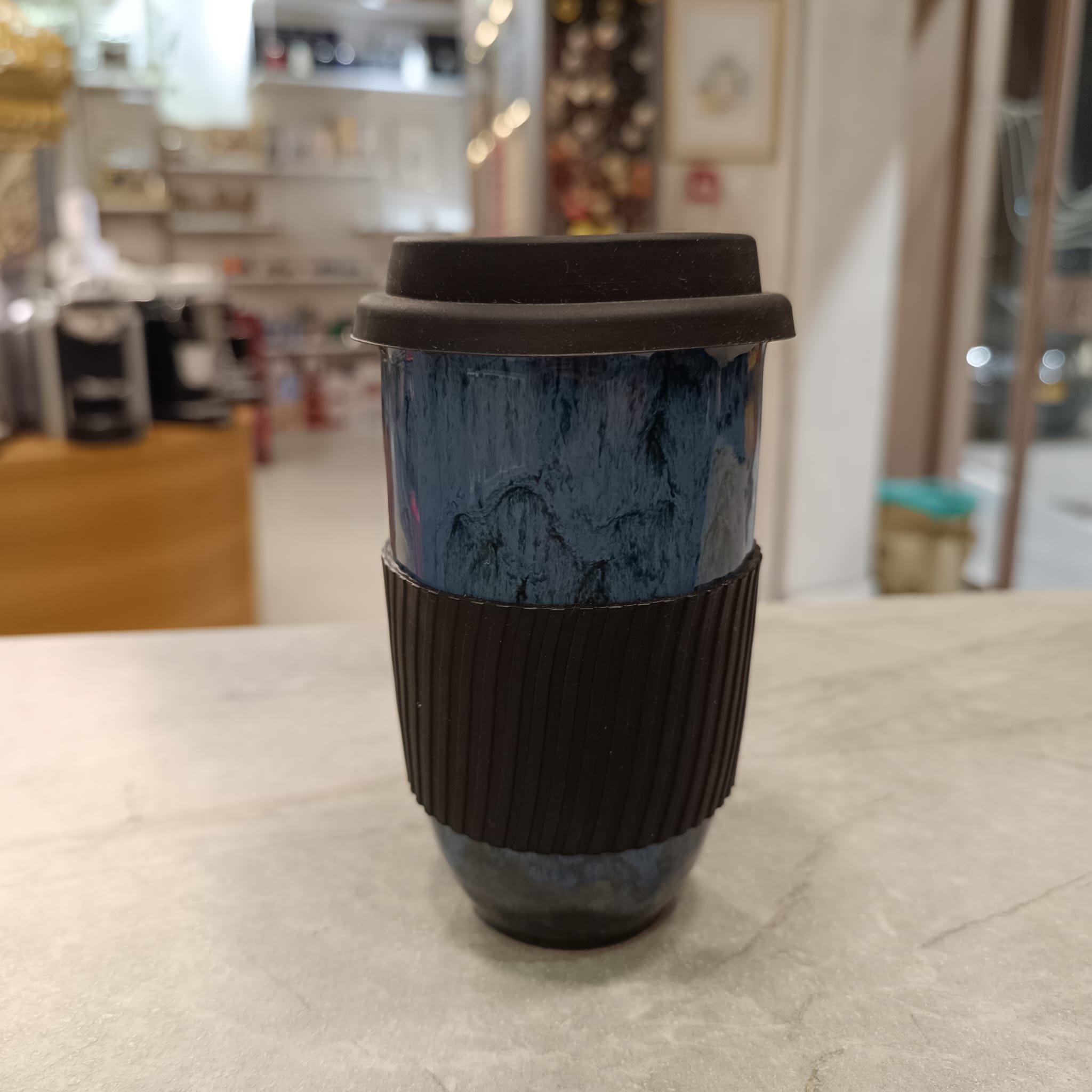 Ceramic Thermal Cup Blue