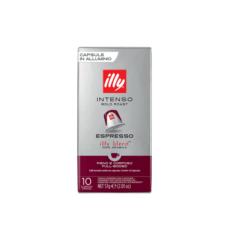 ILLY - ILLY CAPSULES COMPATIBLE WITH NESPRESSO 10 PIECES - INTENSE